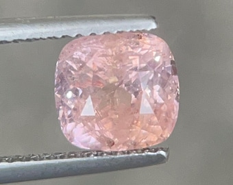 3,19-karatowy szafir padparadscha do pierścionka na zamówienie - Pierścionek zaręczynowy z naturalnym szafirem padparadscha - Luźny szafir