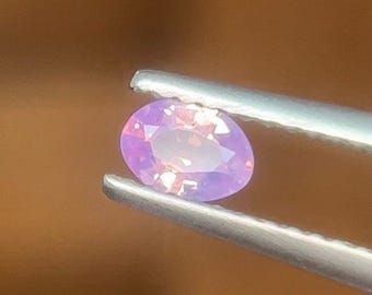 0,20 karatowy jedwabisty różowy szafir - Mleczny różowy szafir - Różowy szafir - Luźny szafir - Owalny różowy pierścionek z szafirem