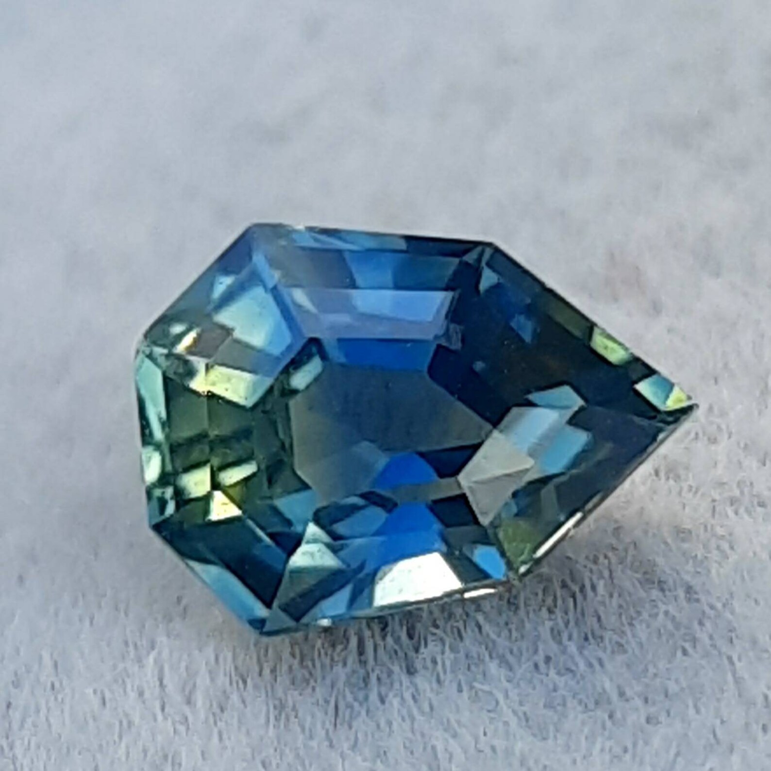 1.15 carat parti sapphire for engagement ring Loose gemstone | Etsy