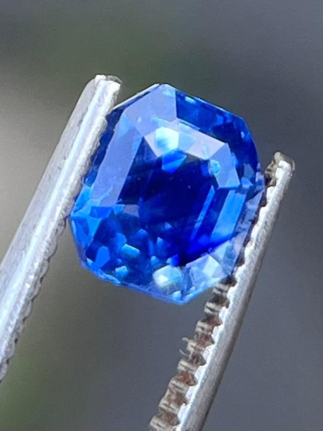 1.09 Carat Genuine Blue Sapphire Ring Ceylon Sapphire Ring Etsy