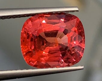 4.17 carat GRS certified Burma vivid orange spinel - Engagement ring - Loose gemstone for ring making - Orange spinel - Red spinel - burma s