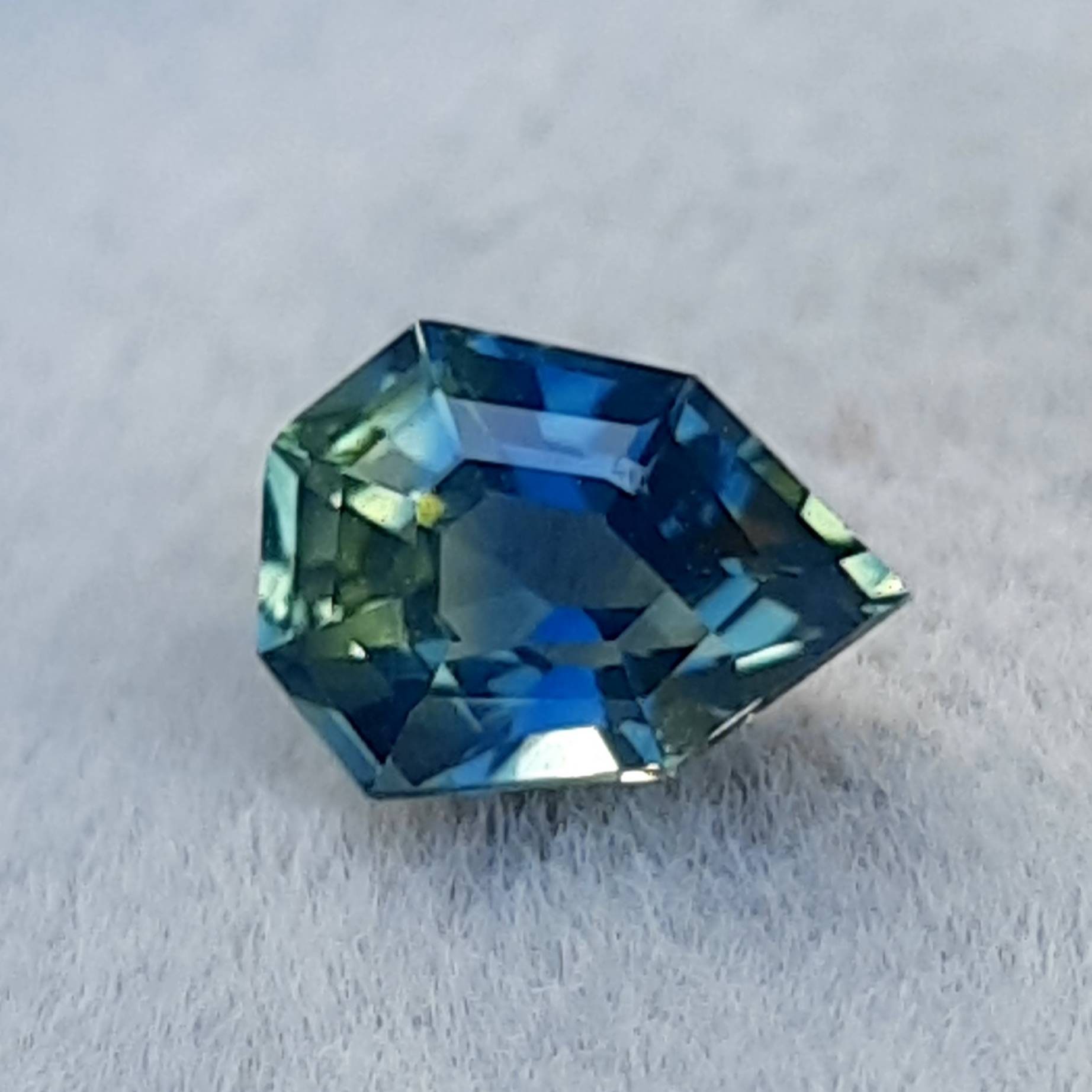 1.15 carat parti sapphire for engagement ring Loose gemstone | Etsy