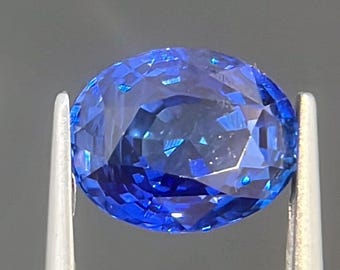 3,56-karatowy szafir niebieski - Szafir cejloński - Pierścionek z szafirem niebieskim - Pierścionek zaręczynowy z szafirem