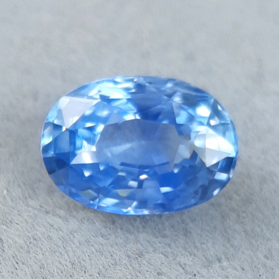 2.13 Carat Genuine Blue Sapphire Ring Ceylon Sapphire Ring - Etsy