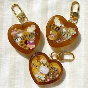 Yummy Pudding Keychains