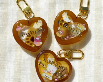 Yummy Pudding Keychains