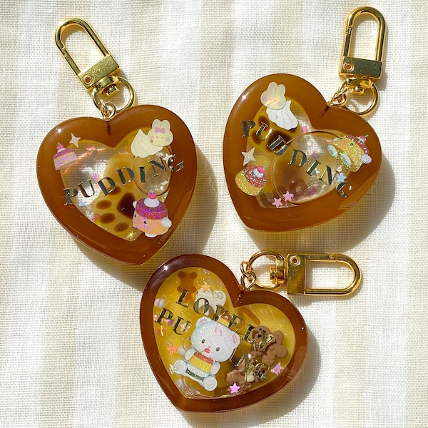 Yummy Pudding Keychains