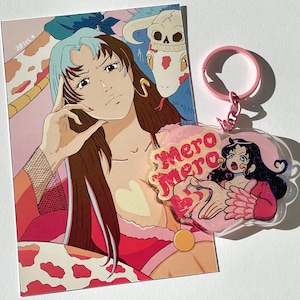 Pirate Princess Boa Keychain and Print