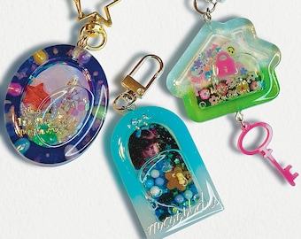 Story Book Keychains | Handmade Resin Charms