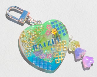 Baizhu Keychain Charm | Handmade Keychain
