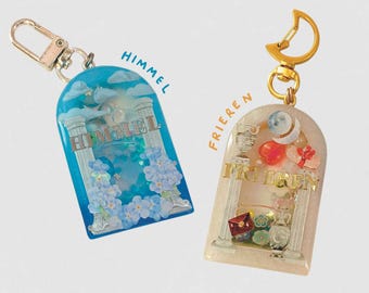 Mage and Hero Keychain | Handmade Resin Keychain