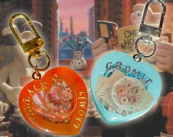 W&G Heart Shaker Keychain