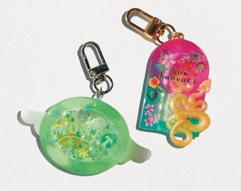 Boa & Monet Keychains | Handmade OP Keychain Charm