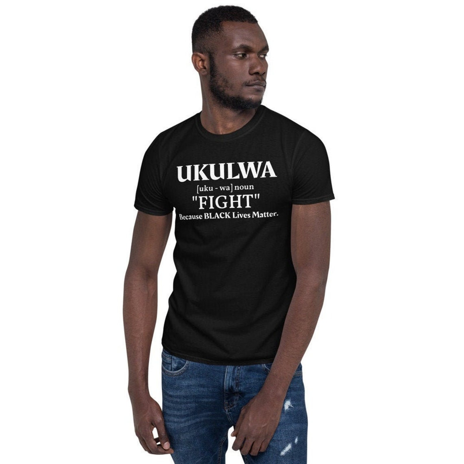Swahili Ukulwa Definition Tshirt Shirts With Meaning Black Etsy