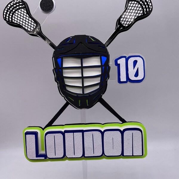 Lacrosse Cake Topper Etsy