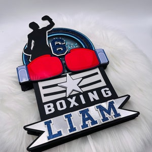 Boxing Shaker Cake Topper