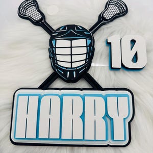 Lacrosse Cake topper & more