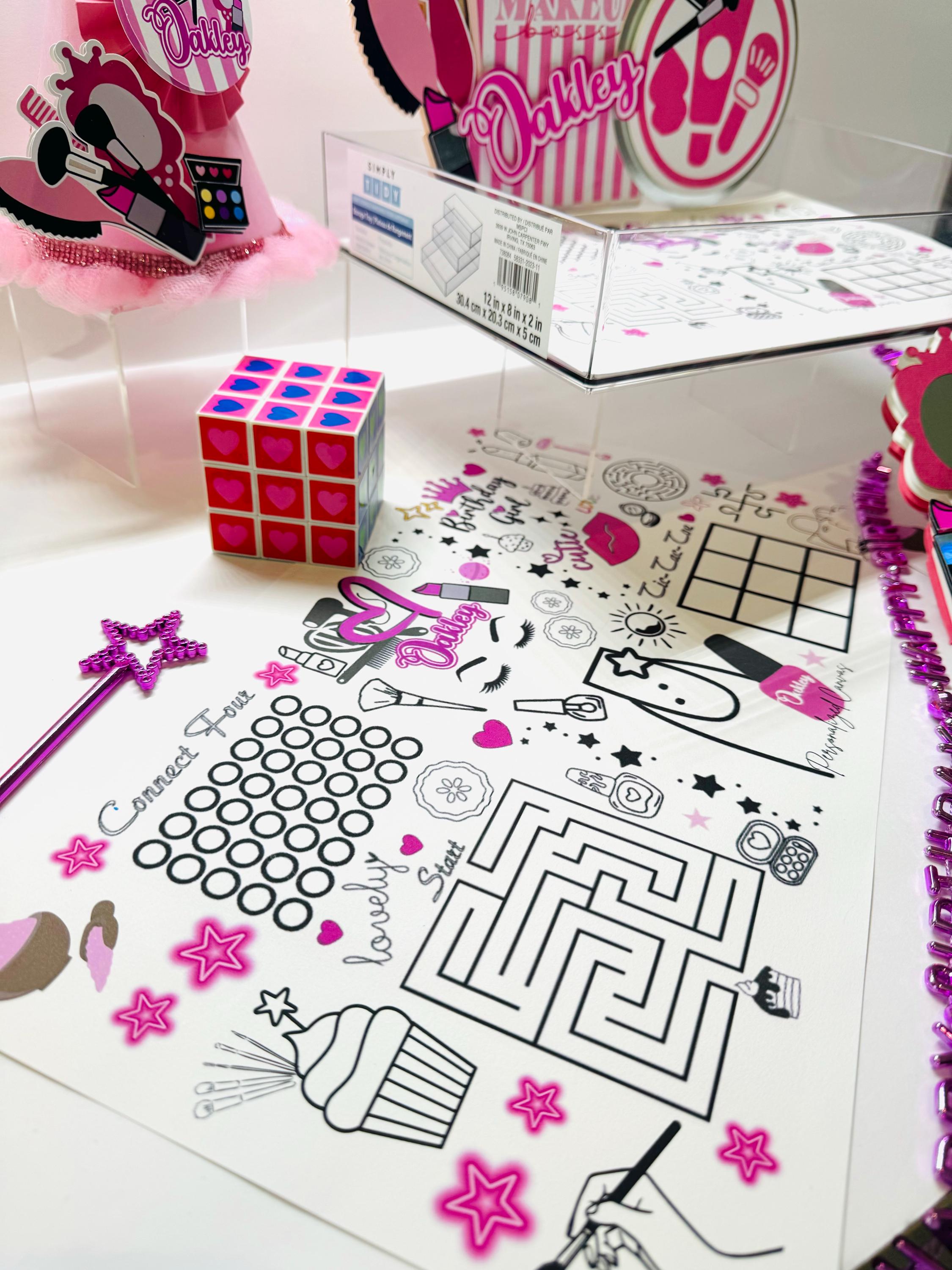 Custom Theme Activity Sheets - Etsy