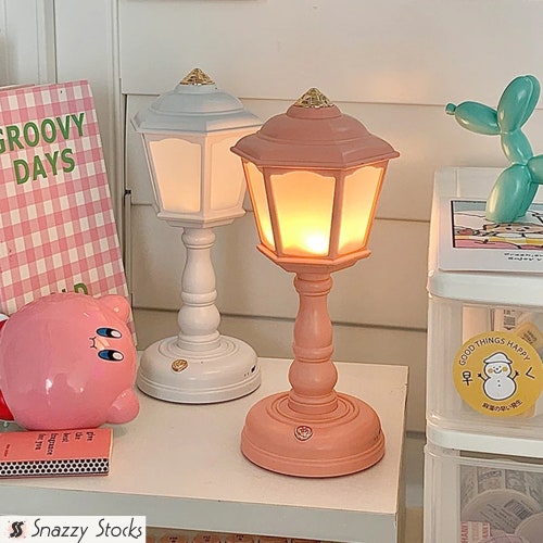 Mini Dreamy Retro Lamp Cute Pastel Study Lamp Night Lamp Etsy