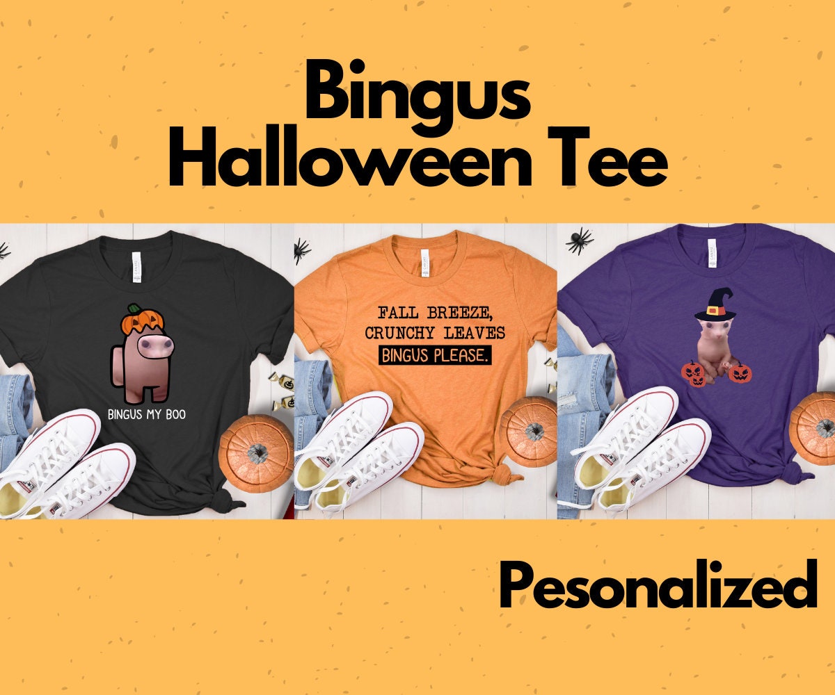 Personalized Bingus Halloween T Shirt Bingus My Beloved Etsy