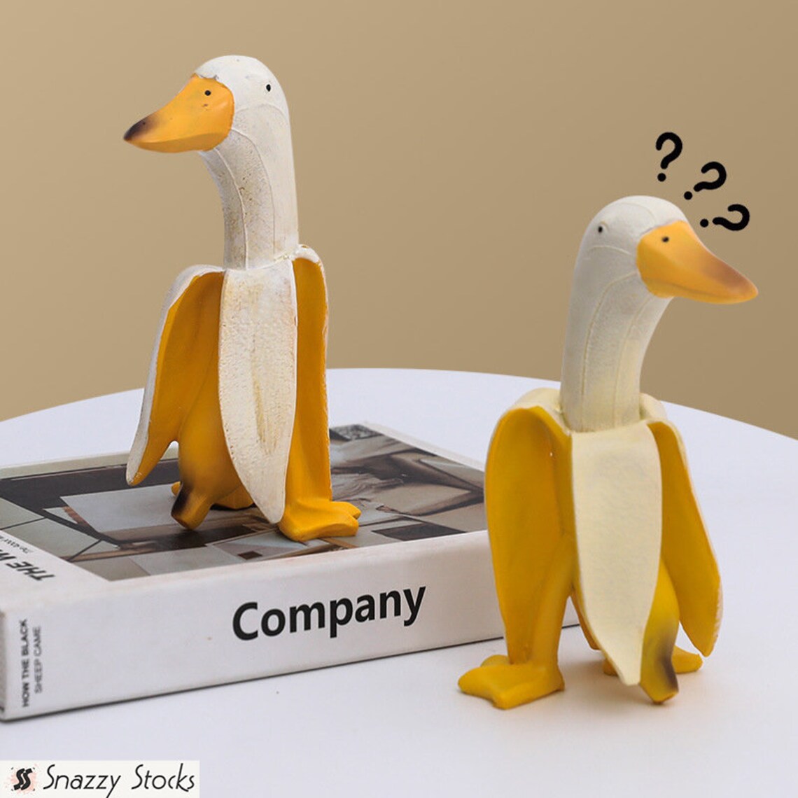 Banana Duck Statue Garden Art Sculpture Funny Creative Resin Etsy