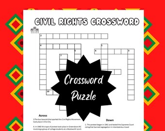 History Crosswords - Etsy