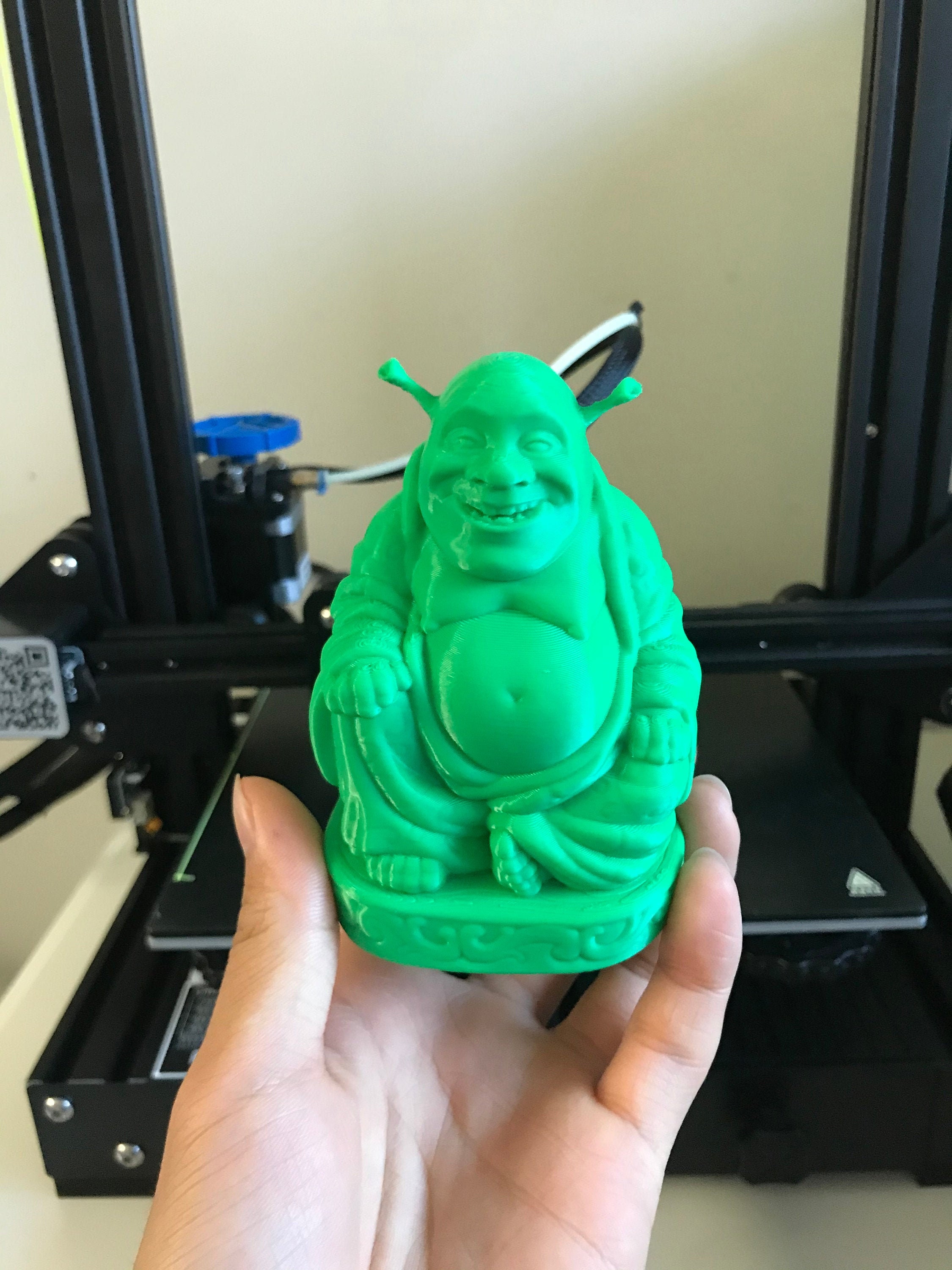 Buddha Podium 3D Printed Gifts Figurine -