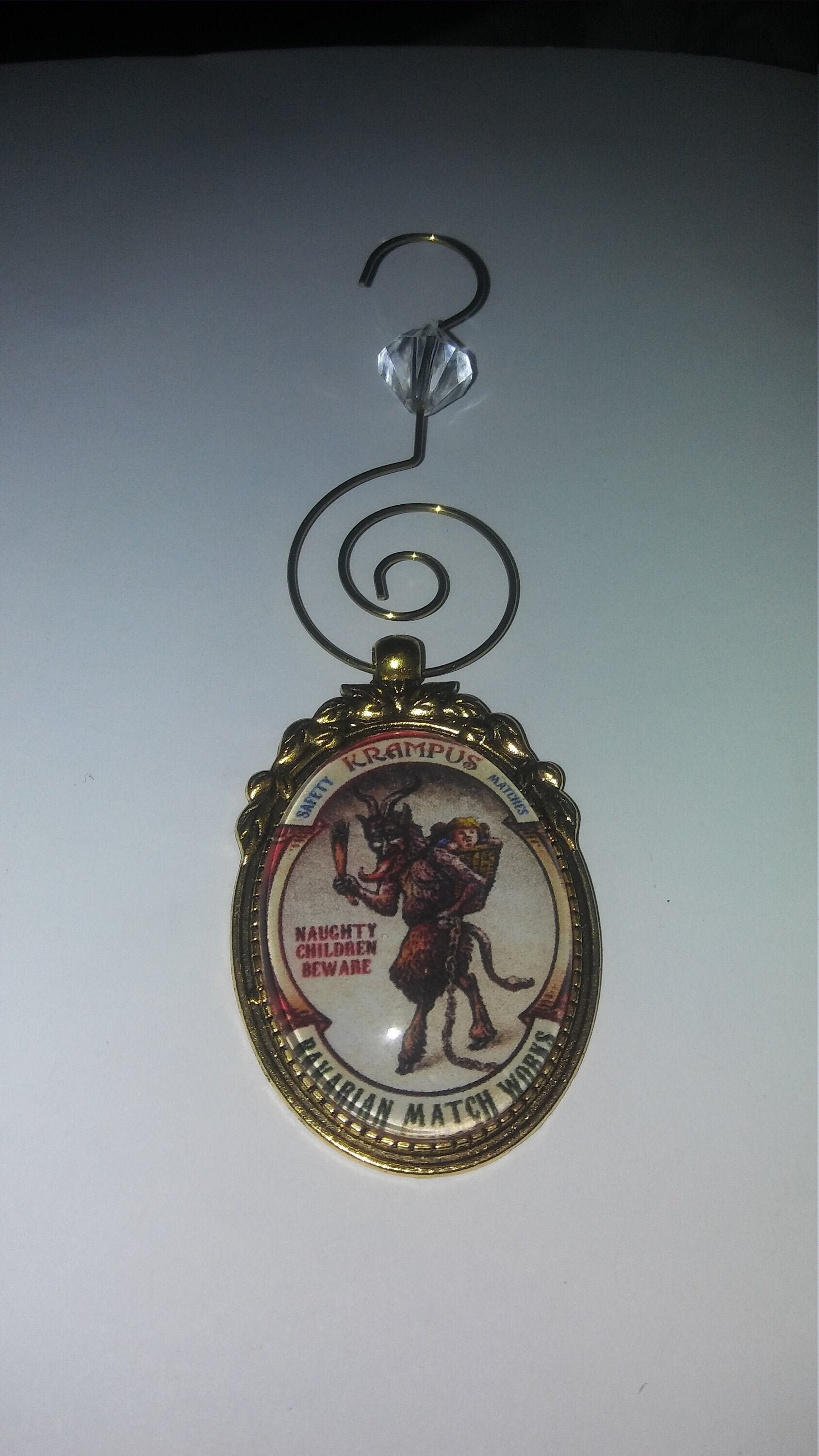 Krampus Ornament on Vintage Advertisement #4