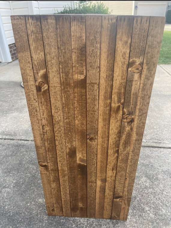 West Elm Inspired Console Table Real Wood Entryway Table 