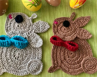 How to crochet easter Bunny - GREAT OFFER, easy pattern for beginners, supportive photos, instant PDF