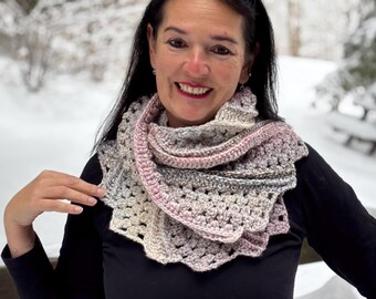 Crochet Confetti Scarf A play of colors and relief patterns
