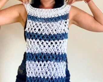 Ocean Diamond Cover-Up: An airy crocheted dream to make you shine on every beach!