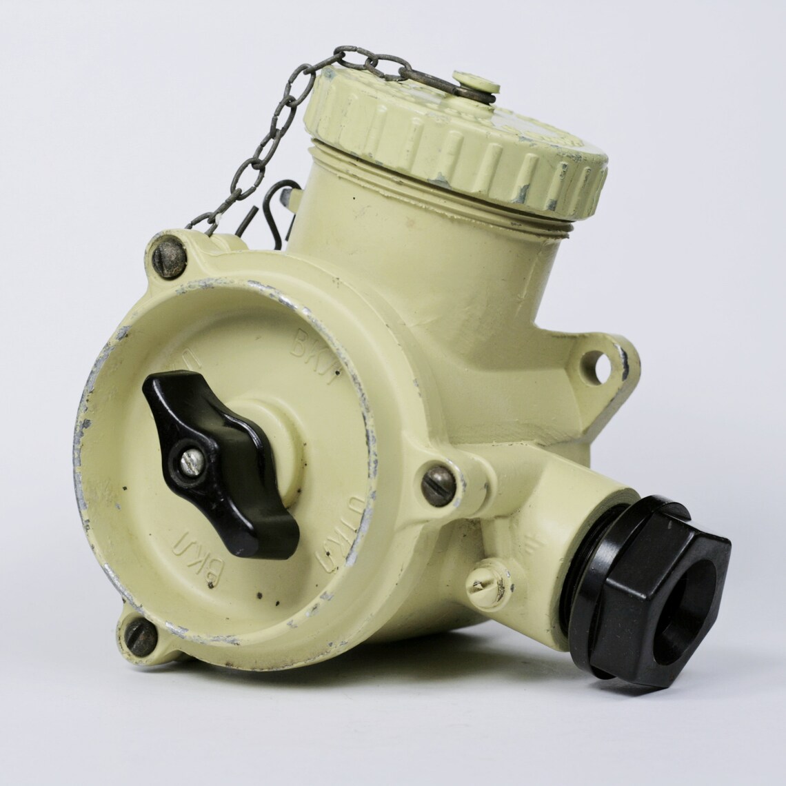 Vintage Industrial Rotary Light Switch in Aluminum Gray or Etsy