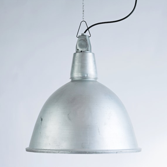 Retro - Modern　Alumi Shade Pendant Light Vintage Soviet Industrial Pendant Lamp | USSR Aluminum Light