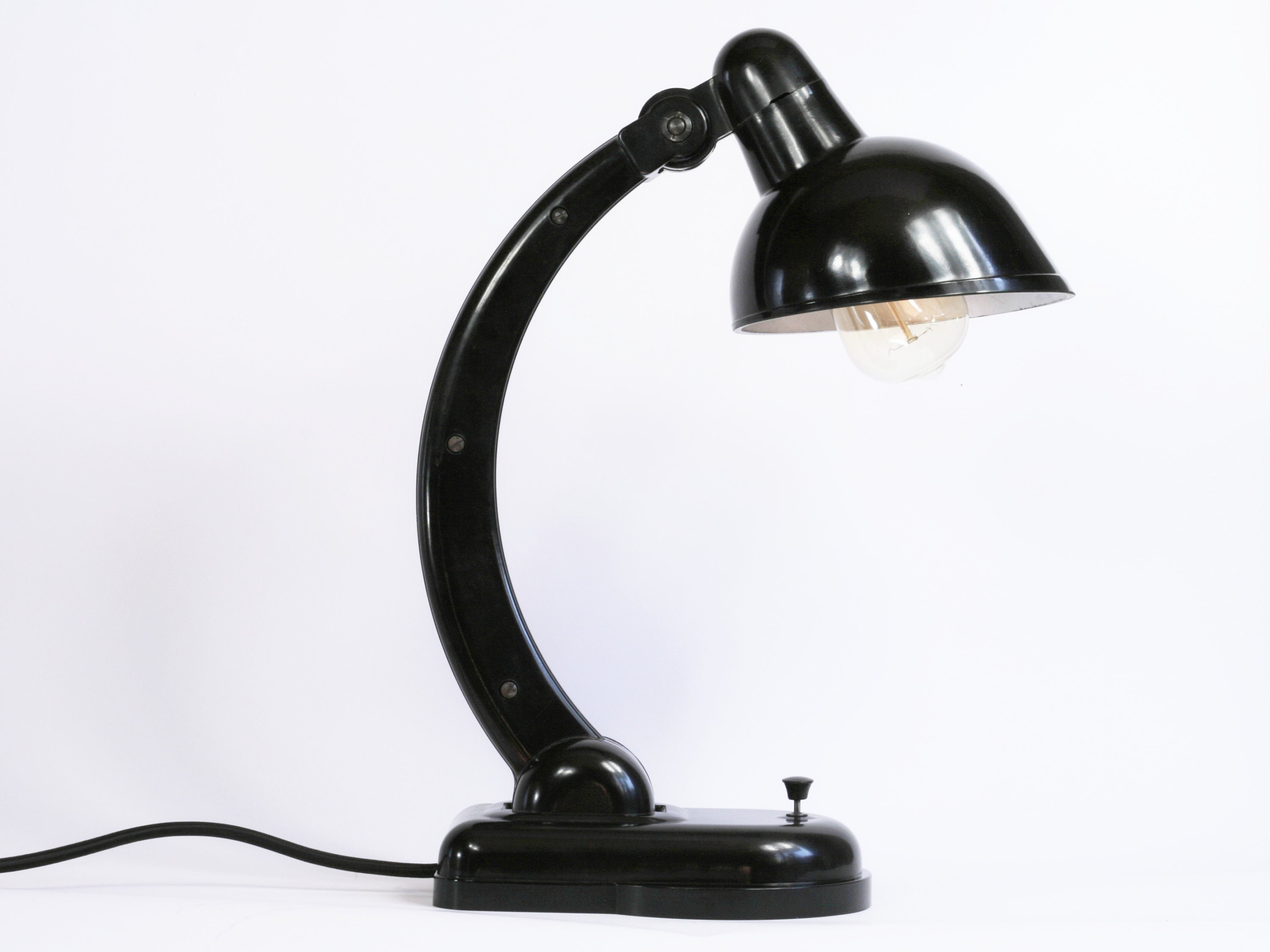 Vintage Soviet Bakelite Desk Lamp, Adjustable Bauhaus Lighting - Etsy