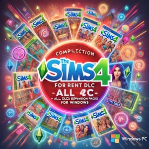 The Sims 4 Komplett utgåva +81 DLC:er | Alla expansions-, spel- och prylpaket | Windows PC