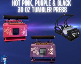 Tumbler Heat Press in Bright Pink Works With 20 Oz and 30 Oz