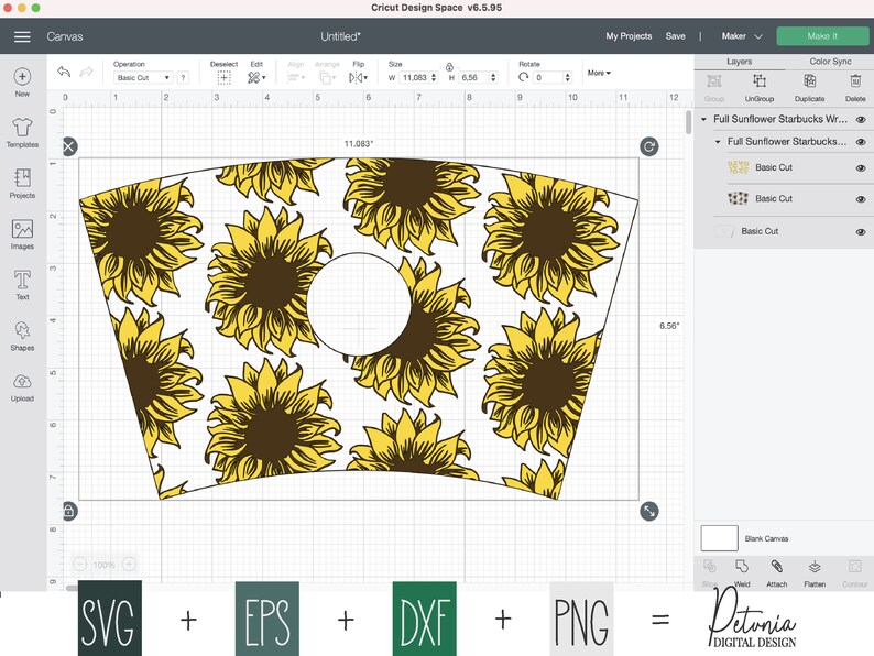 Free Free 151 Cricut Sunflower Starbucks Cup Svg SVG PNG EPS DXF File