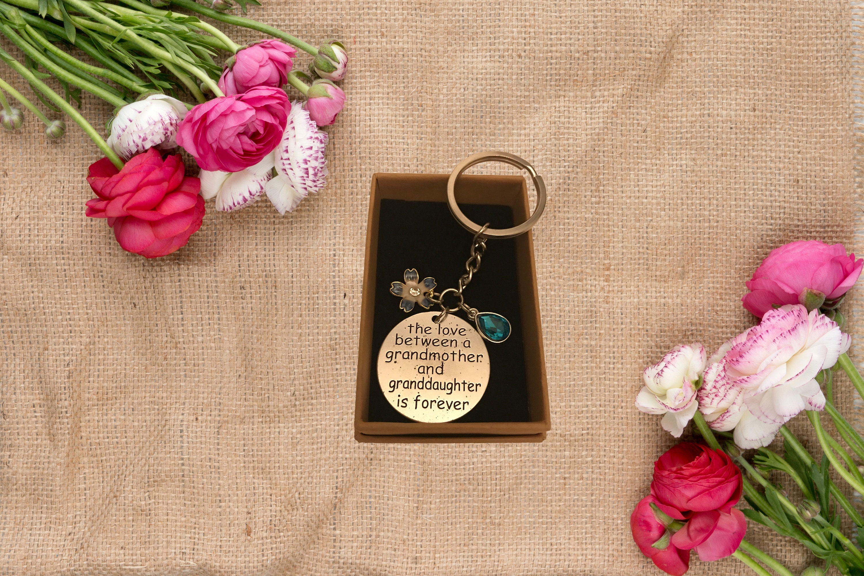 Keychain Keyring Gift For Her Gift Ideas Birthdays Etsy