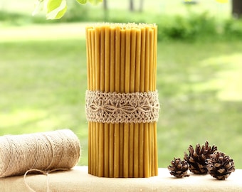 Beeswax candles Handmade candle 100 % Natural Candles Altar Candles Church candles Orthodox candles Gift candle