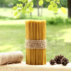 Beeswax candles Handmade candle 100 % Natural Candles Altar Candles Church candles Orthodox candles Gift candle