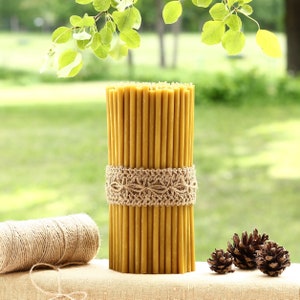 Velas de cera de abelha Velas artesanais Velas 100% naturais Velas de altar Velas de igreja Velas ortodoxas Vela de presente