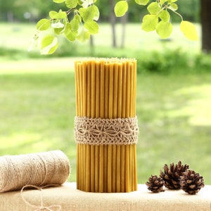 Beeswax candles Handmade candle 100 % Natural Candles Altar Candles Church candles Orthodox candles Gift candle