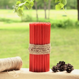 Beeswax candles Handmade candle 100 % Natural Candles Altar Candles Church candles Orthodox candles Gift candle