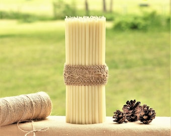 Beeswax candles Handmade candle 100 % Natural Candles Altar Candles Church candles Orthodox candles Gift candle