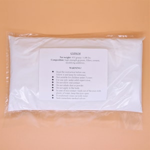 Gypsum Plaster Molding Powder Ecological Handmade Hobby Creativity Sculptures 3D panels Special for kids and children High quality Natural