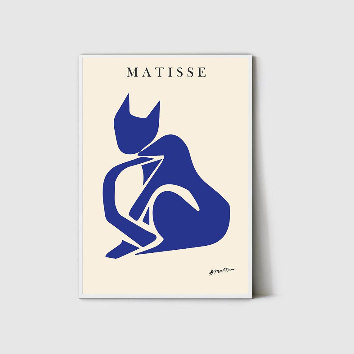Henri Matisse Cat Decor Matisse Print Matisse the cut outs Etsy
