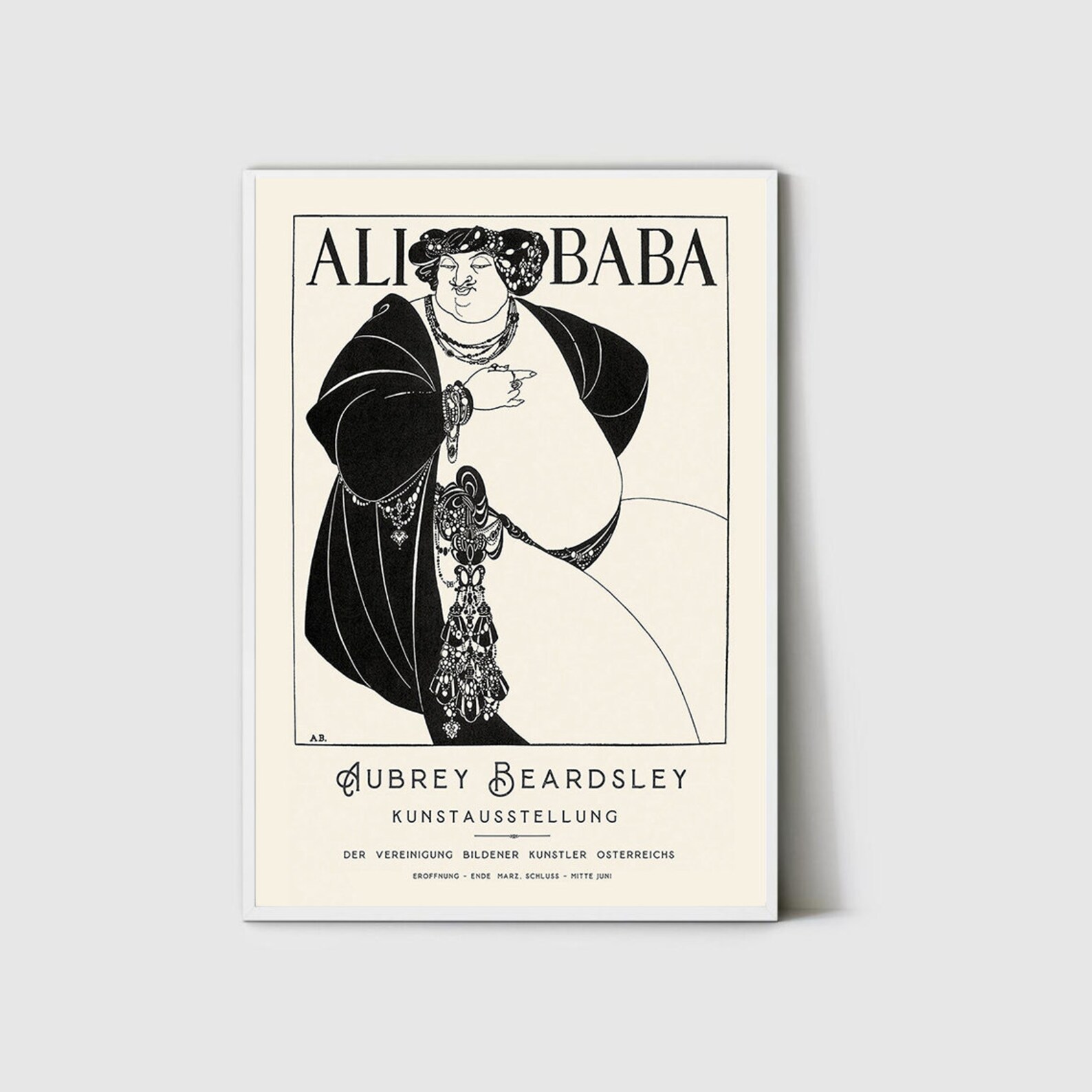 Beardsley Alibaba Decor Aubrey Beardsley Alibaba Aubrey Etsy