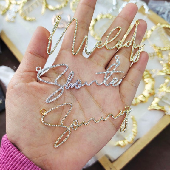 Custom signature necklace deals