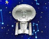 U.S.S. Enterprise D Inspired 3D Sculpted Pin